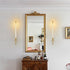 Generic Set 4,Taper Gold Wall Candle Sconces of Wall Candle Holder Modern Wall Mount Candle Holders for Living Room