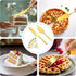 Cake Knife and Server Set with 6 Pcs Cake Forks, Wedding Cake Cutting Set for Parties (8 PCS, Gold)