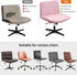 Armless YISUN Waterproof Criss Cross Chair Cover, Stretch Jacquard Chairs Slipcover Washable Removable Office Desk