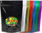 Stand-Up Pouch Double-Sided Matte/Glossy Color with Clear Round Window (5.5" x 7.9", Glossy Mixed)