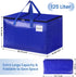 EpicTotes Supplies(125L, 6-Pack, Moving Bags, Storage Bags with Sturdy Handles and Heavy Duty Zippers, Storage Totes