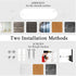 Paper Towel Holders, Self-Adhesive Under Cabinet Mount, Stainless Steel, for Kitchen, Pantry, Sink, Bathroom, Silver
