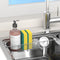 Ahonnpely Sink Caddy Sponge Holder Kitchen Sink Organizer, Telescopic sink organizer rack for