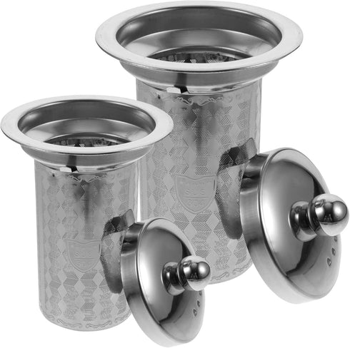 HEMOTON Tea Infusers for Loose Tea, 2Pcs Stainless Steel Strainers, Fine Mesh Steeper, Tea Basket Insert