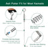 Set BBQ Ash Removal Tool for Big Green Egg Accessories, Kamado Grill Cleaning Tools Include Ash Rake and Ash Pan
