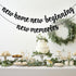 New Home New Beginning New Memories Banner, Housewarming Decoration for New Couple First Home, Black Glitter
