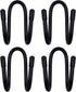 YYST Chain Link Fence Hangers - Hold Poles, Brushes, Leaf Rakes, etc. Up to 2 Pounds (4 Pack)