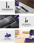 Handheld Vacuum Cleaner with LED Light, 9000 PA Portable Cordless Car Vacuum for Home and Office