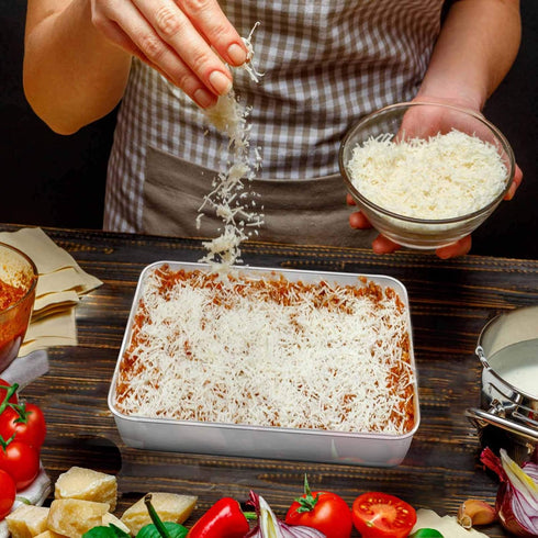 TeamFar Small Lasagna Pan Set of 2, 10.5’’ x 8’’ x 2’’ Stainless Steel Brownie Cake Pan for Baking and Roasting