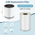 KJ80 Replacement Filter, 3-in-1 H13 HEPA Filter for Druiap KJ80 Air Purifier, 2 Pack