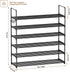 Saincustom 6 Closet, Tier Shoe Rack, Shoe Rack for Shoe Organizer for Entryway, Shoe Storage for Front Door Entrance