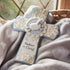 Creative Brands Faithworks - Baptized In Christ Hanging Resin Wall Cross, 6 x 8-Inch, Blue