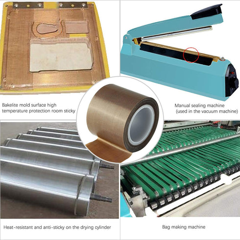 iVict Teflon Tape/PTFE for Vacuum Sealer Machine, 4-inch x 33 Feet, Suitable for FoodSaver