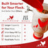 4 RentACoop Chicken Treat Tube Dispenser Multi-Treat Enrichment Toy and Boredom Buster for Chickens, Easy Top-Fill