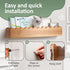 Set 2 15.6inch Scalloped Shelves - of Pre-Assembled Floating Nursery Book Shelves, Scalloped Book Shelf - Kids Wall