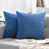 MIULEE Pack of 2 Decorative Outdoor Solid Waterproof Throw Pillow Covers, Faux Linen Cushion Cases for Summer Patio