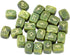SUNYIK Natural Green Jade Rune Stones Set with Engraved Elder Futhark Alphabet, Polished Healing Crystals