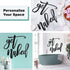 Vivegate Get Naked Sign – 15” X 19” Bathroom Wall Decor Bath Word Art Decals Black Metal Letters