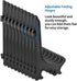 24 Pcs Black Plastic Easels, 3 Inch Plate & Picture Frame Stand Holder, Acrylic Display Easels for Baseball Cards