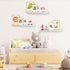 Set 3, 15.7 Inch comfoyar Nursery Floating Book Shelves for Wall of Solid Pine Natural Wood Hanging Bookshelf for Kids