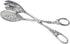 Arthur Court Designs Grape Pattern Heavy Duty Aluminum Serving Tongs, 10.5 inch Long, Polished Salad Servers