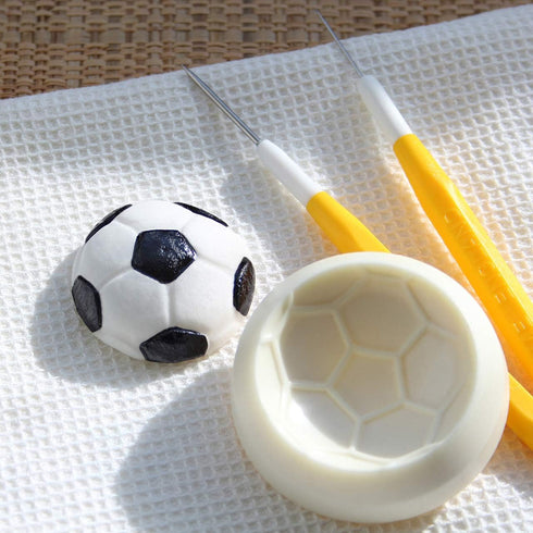 JEM Pop It Football Shaped Mold for Cake Decorating, Set of 2, Small & Large Sizes