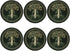 MINIOZE Norse Viking Wicca Yule Yggdrasil Coasters Set of 6 Coasters for Drinks