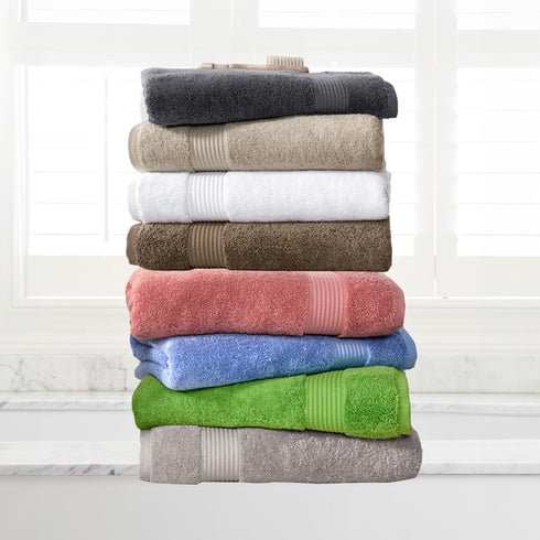 12 Pack Set, 100% 12"x12" Classic Turkish Towels CTT - Premium Washcloths Turkish Cotton, Highly Absorbent & Quick Dry