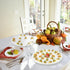 12.6 Inches 25 Foraineam Porcelain Deviled Egg Tray/Platter, White Egg Dish with Compartments