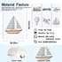 Set 6, 8x10 inch Nursery Car Wall Art of Baby Boys Poster Canvas Prints, Blue Kids Car Train Plane Boat Hot Air Balloon