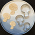 Set-Size 3.3" 2.7" 2.2" -3-Pieces-Cookie Mushroom Cookie Cutter Cutters Fondant Biscui Cutters