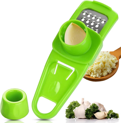 Landkitch (2 Pack)-Hand Mincer-2025 -Garlic Grinder Garlic Grinder-Small Hand Grinder for Garlic-Garlic Slicer-Garlic
