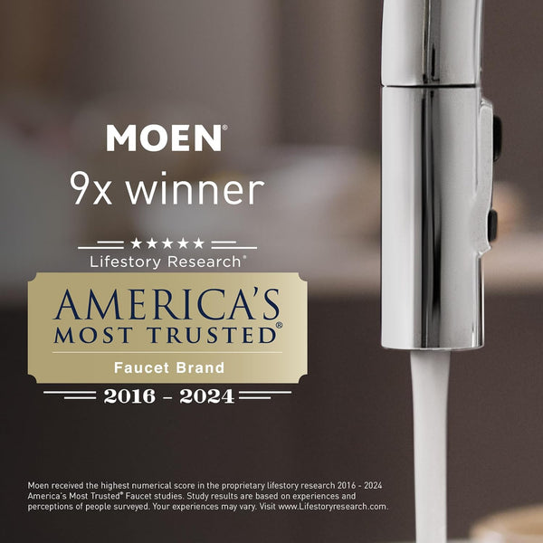 Moen SR2201NL Shower Curtain Ring, Pack of 12 in Polished Nickel