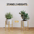 8 14 Inch 160 LB Adjustable Metal Plant Stand Indoor, Mid Century Modern Outdoor Planter Holder for to Pots, Heavy Duty