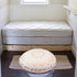 Indian Mandala Cotton Handmade Gold Ombre Round Floor Pillow Ethnic Cushion Case for Yoga Mat 32 x 32 Inch