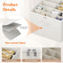 Closet, 12-16 1 Pack Lifewit Shoe Storage Organizer for Fabric Large Shoe Box Storage Containers with Clear Cover