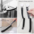 5PCS Hard Bristle Crevice Cleaning Brush, Multifunctional Tool for Grout Lines and Tight Spaces (Grey)