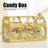 Fdit 12pcs Square Treasure Chest Shape Wedding Candy Box - Chocolates Container Jar Decoration for Children's Day