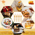 Ninsula 8PCS Set, 6.2 Inch Wooden Honey Dipper Honey Dipper Sticks Honey Spoon, Mini Honeycomb Stick for Evenly