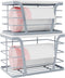 TIDIIABODE 2 Pack Gray Trash Bag Organizer for Kitchen and Pantry, Upgraded