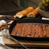7471 Bayou Classic Cast Iron Shallow Pan Perfect For Hamburgers Grilled Cheese Sandwiches and Bacon Features Wide Loop