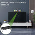 6 Router(11.8 4.5 inch) Hoteam Pieces TV Top Screen Shelf Adjustable Monitor Top Shelf Plastic TV Video Game Storage