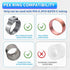 8inch 1/2'' 3/4'' Boltigen Freeze Proof Outdoor Water Faucet, No Lead Brass Anti-Siphon Frost Free Sillcock, Pex