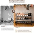 3 32.5" Tier Shoe Rack, Wide Shoe Organizer Sturdy Metal for Entryway, Garage, Shoe Shelf Stand for Small Space