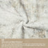 Capslpad Abstract Washable Runner Rug, 2x6 Light Beige Non-Slip for Hallway, Kitchen, Bedroom, Living Room