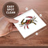 3dRose cst_193242_3 Maryland Crab Flag Ceramic Tile Coasters, Set of 4