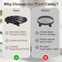 2 Pack 13'' 300Lbs 360Lockable Plant Caddy with Wheels Rolling Plant Stand Indoor Outdoor, Heavy Duty Wooden Plant