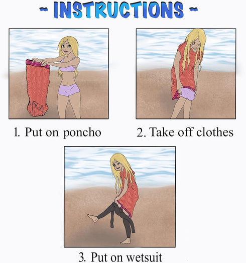 Sea Aloha 100% Surf Poncho Women - Towel Poncho - Hooded Towel Adult - Changing Poncho Cotton Towel Poncho - Poncho