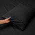 Hearth & Harbor California King Size Extra Deep Pocket Sheets - 6 Piece Set Fits 18-24 Inches Deep, Black