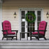 44x19x4 Inch Outdoor Adirondack Chair Cushion, Rocking Chair Cushions, High Back Patio Soft Seat Pad with Ties, Indoor